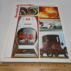 VTG HC BOOK: THE WORLD OF AUTOMOBILES ILLS ENCYCLOPEDIA OF THE MOTOR CAR 1974 🚗